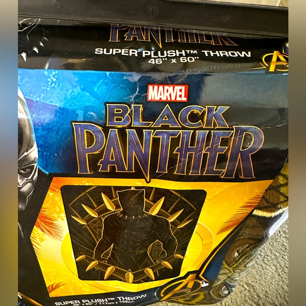 Black Panther Throw Blanket